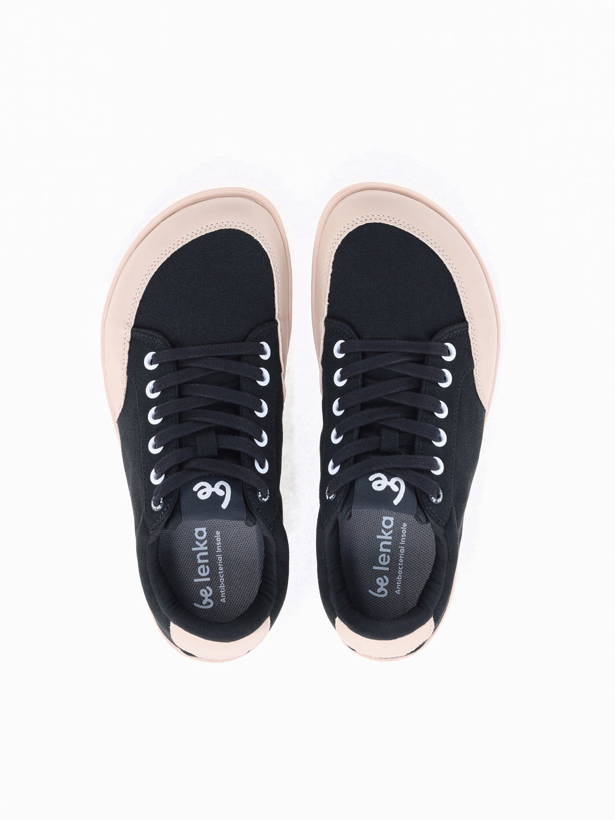 Be Lenka Rebound Black – Baskets barefoot en toile noires - Pas Naturels