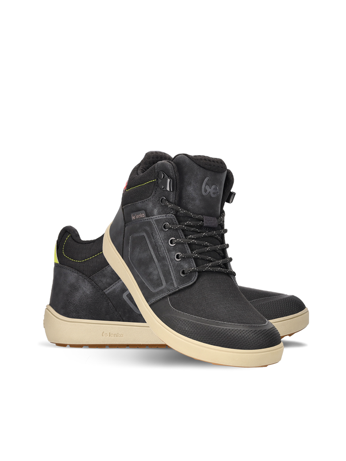 Be Lenka ArcticEdge – Noir charbon | Bottines barefoot