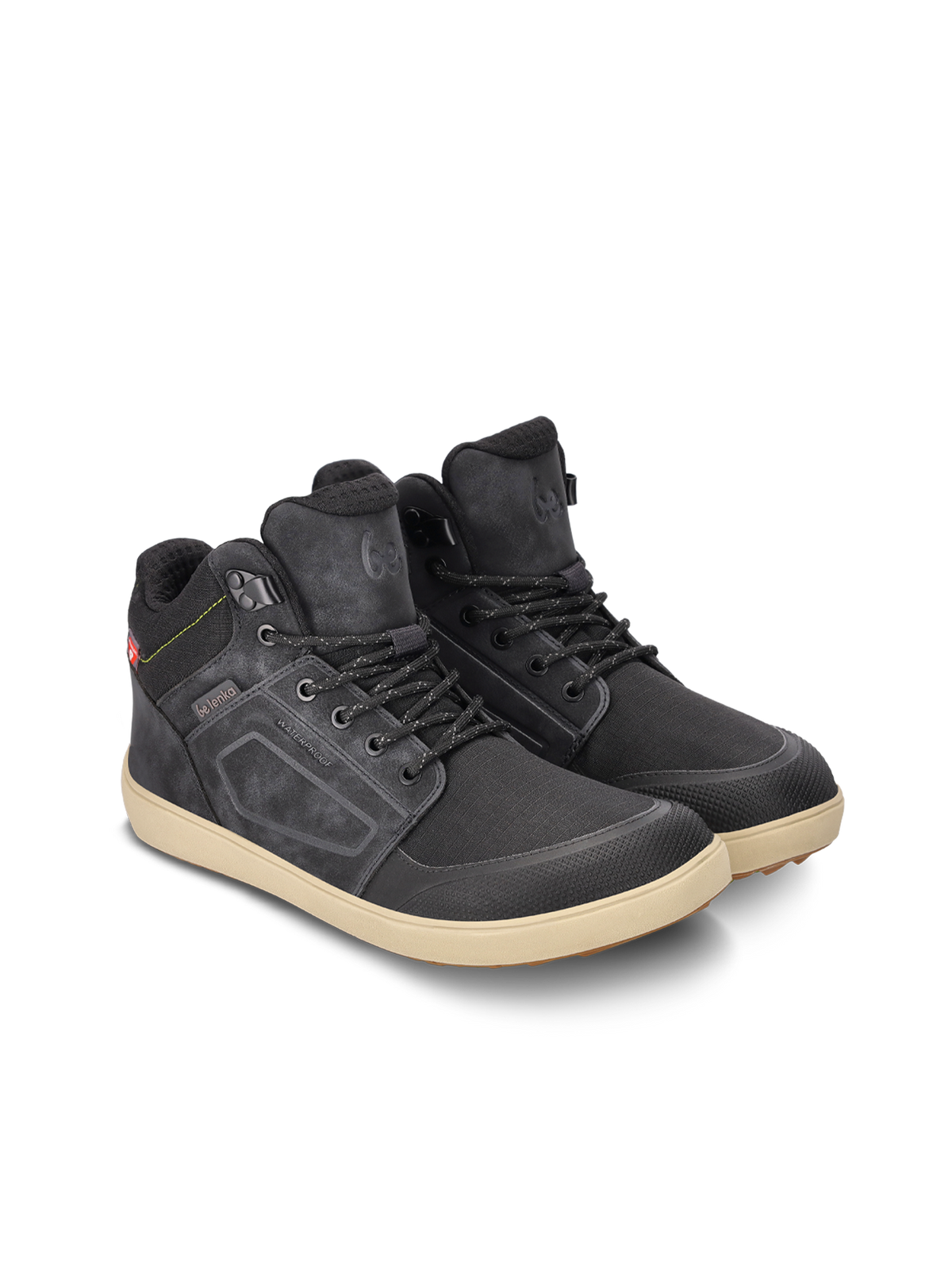 Be Lenka ArcticEdge – Noir charbon | Bottines barefoot