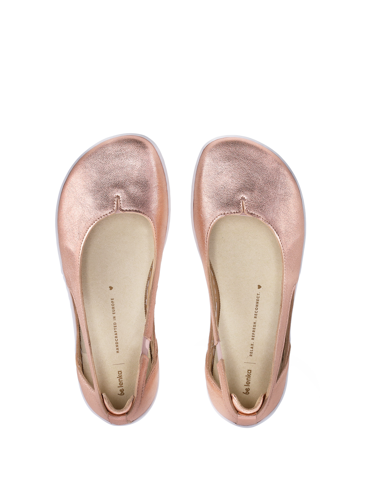 Be Lenka Bellissima 2.0 – Or rose | Ballerines barefoot