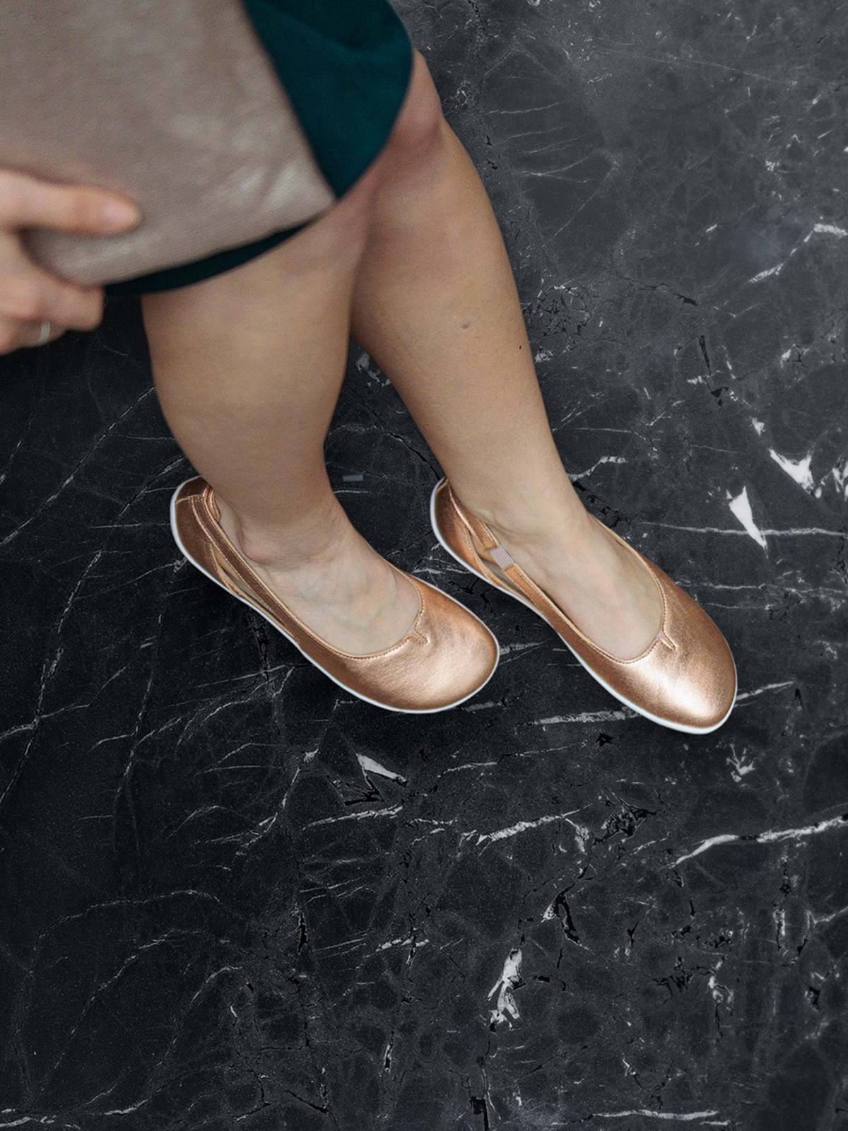 Be Lenka Bellissima 2.0 – Or rose | Ballerines barefoot