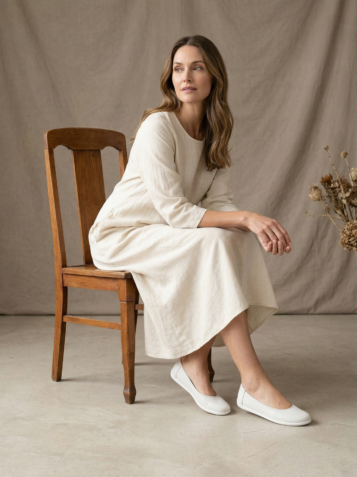 Be Lenka Sophie – Blanc craie | Ballerines barefoot