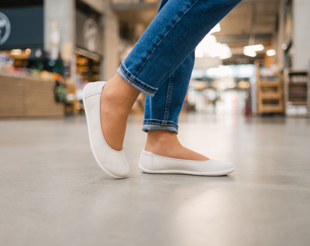 Be Lenka Sophie – Blanc craie | Ballerines barefoot