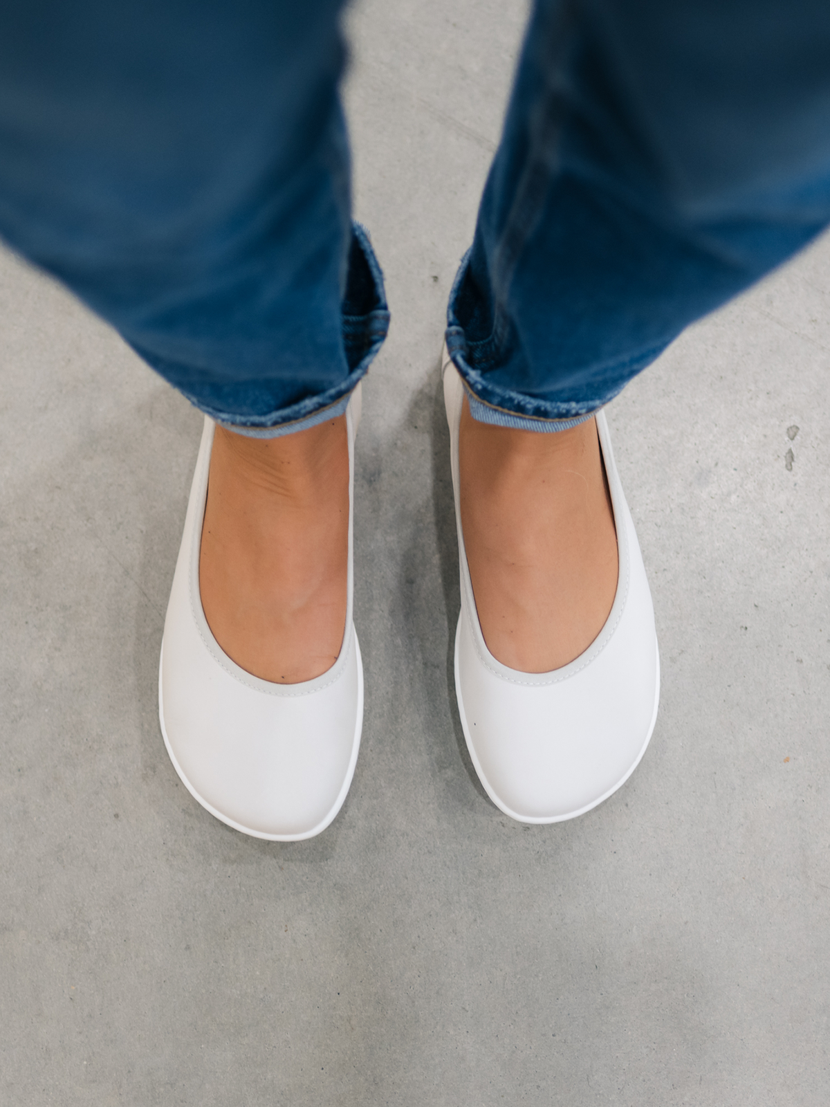Be Lenka Sophie – Blanc craie | Ballerines barefoot