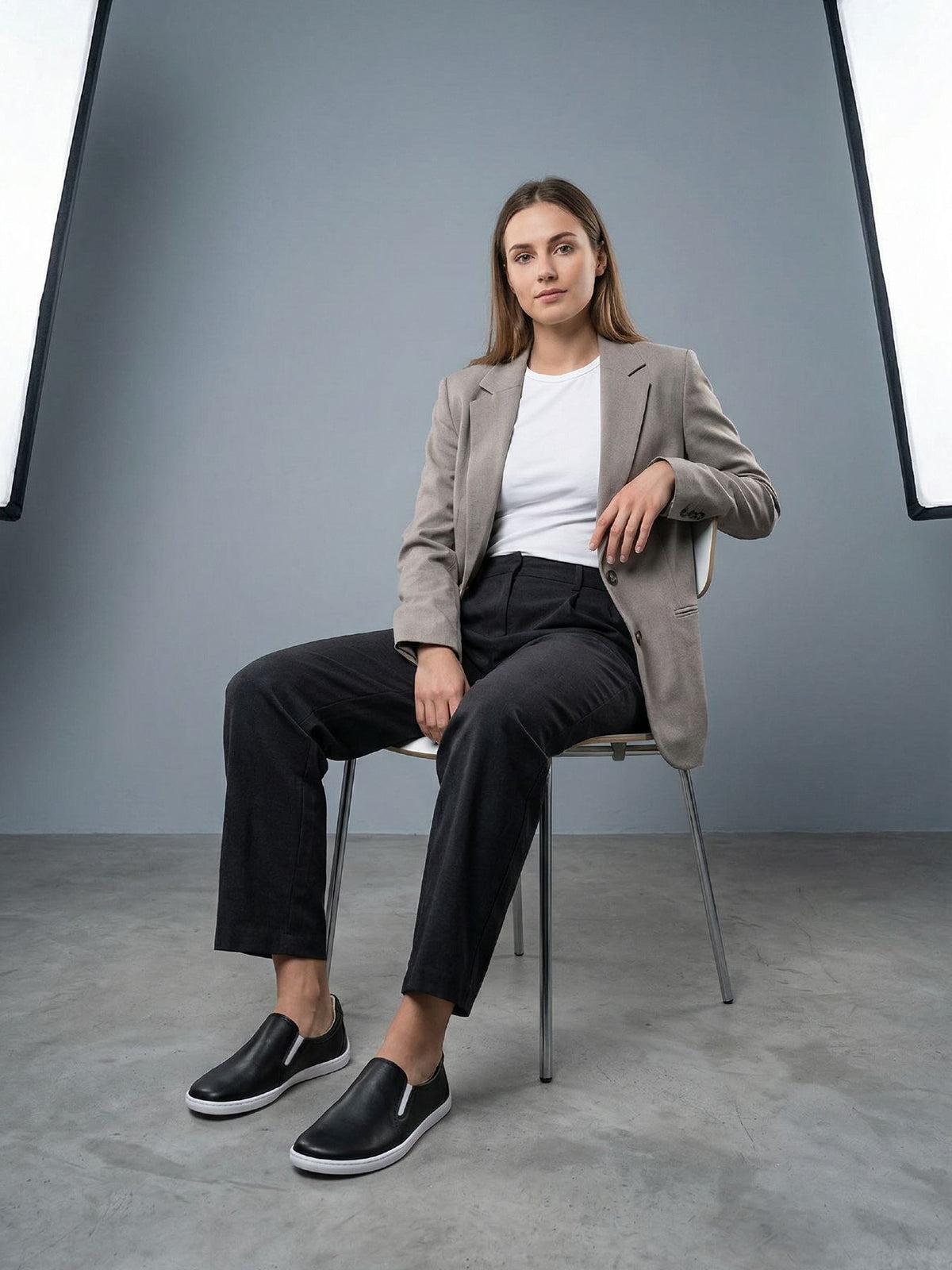 Be Lenka Eazy Neo – Noir & Blanc | Chaussures barefoot