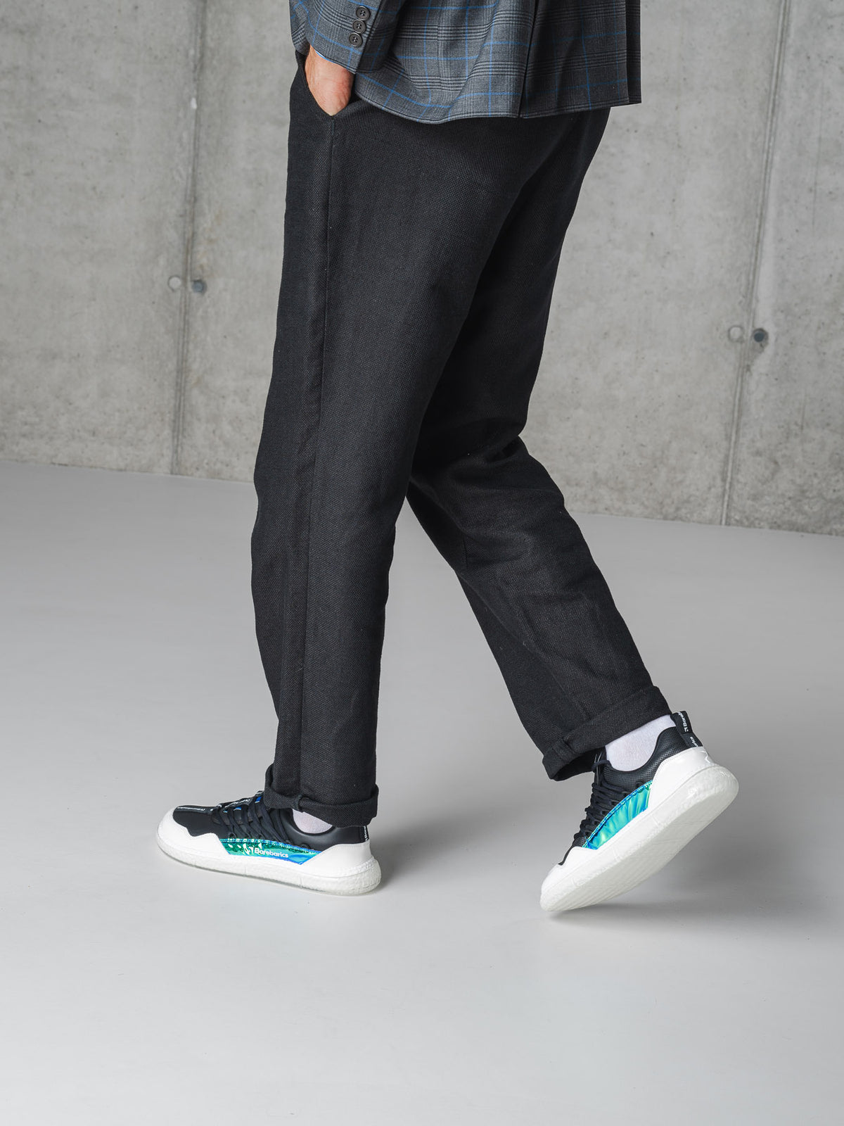Barebarics Futura – Noir irisé | Baskets barefoot