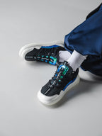 Barebarics Futura – Noir irisé | Baskets barefoot