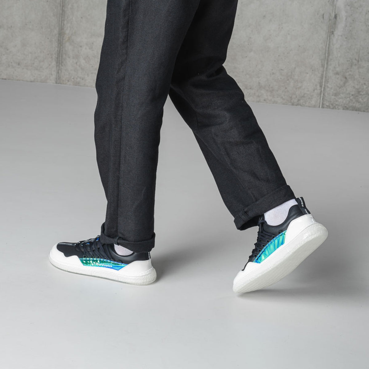Barebarics Futura – Noir irisé | Baskets barefoot