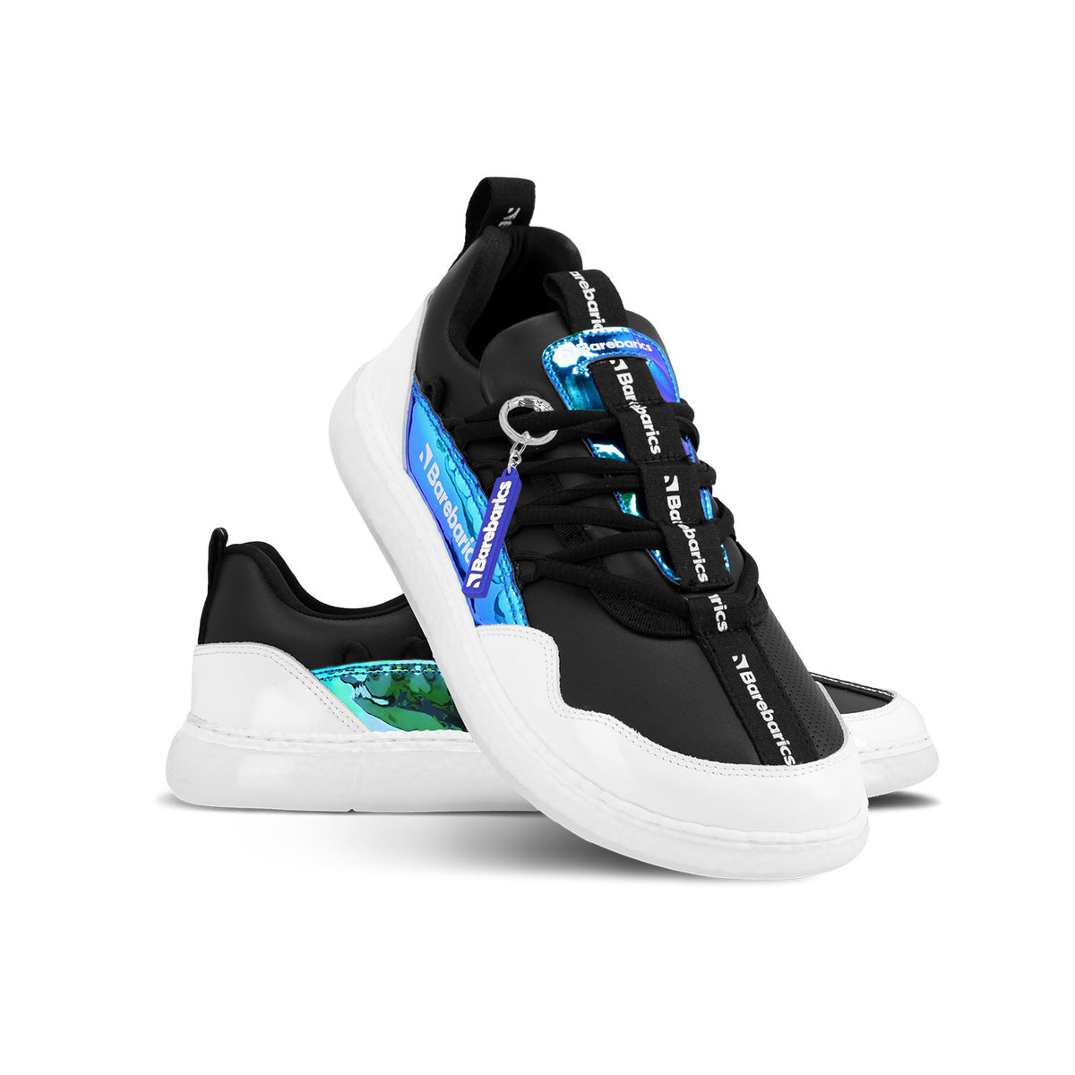 Barebarics Futura – Noir irisé | Baskets barefoot