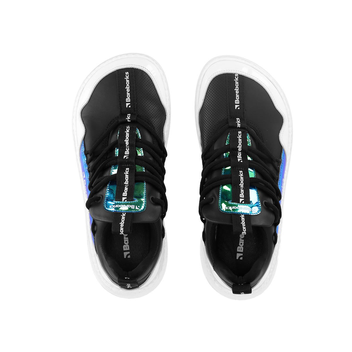 Barebarics Futura – Noir irisé | Baskets barefoot