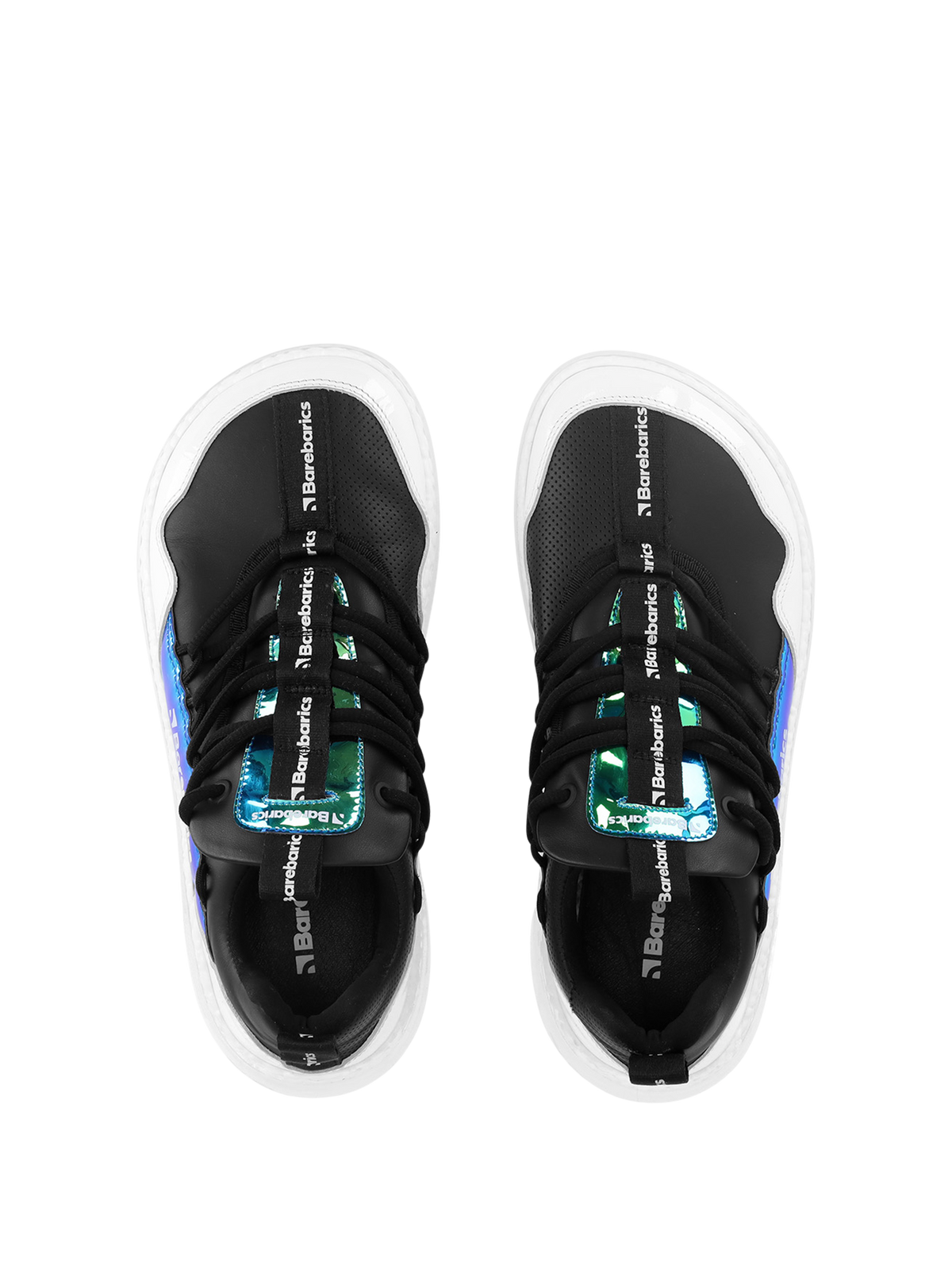 Barebarics Futura – Noir irisé | Baskets barefoot