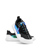 Barebarics Futura – Noir irisé | Baskets barefoot