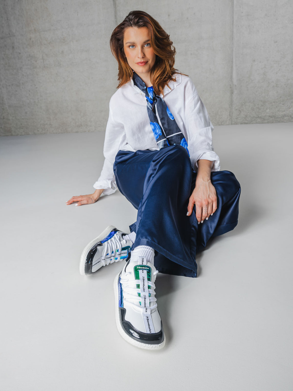 Barebarics Futura – Blanc irisé | Baskets barefoot