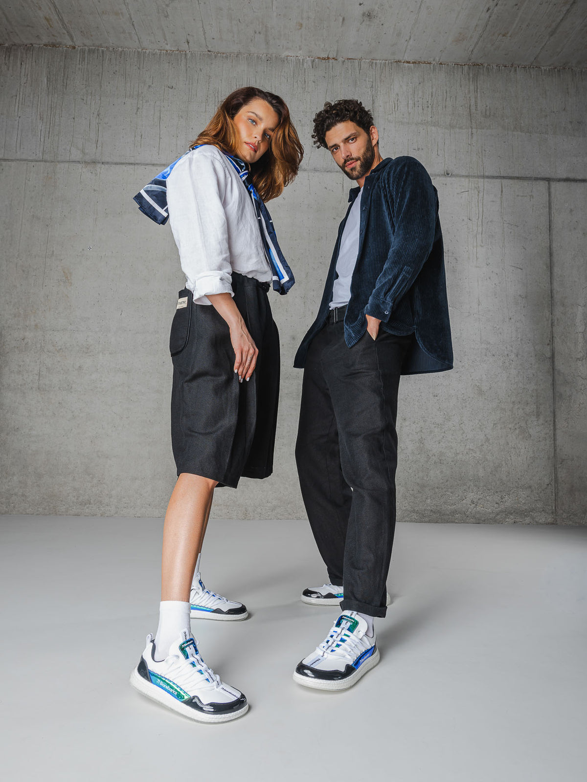 Barebarics Futura – Blanc irisé | Baskets barefoot