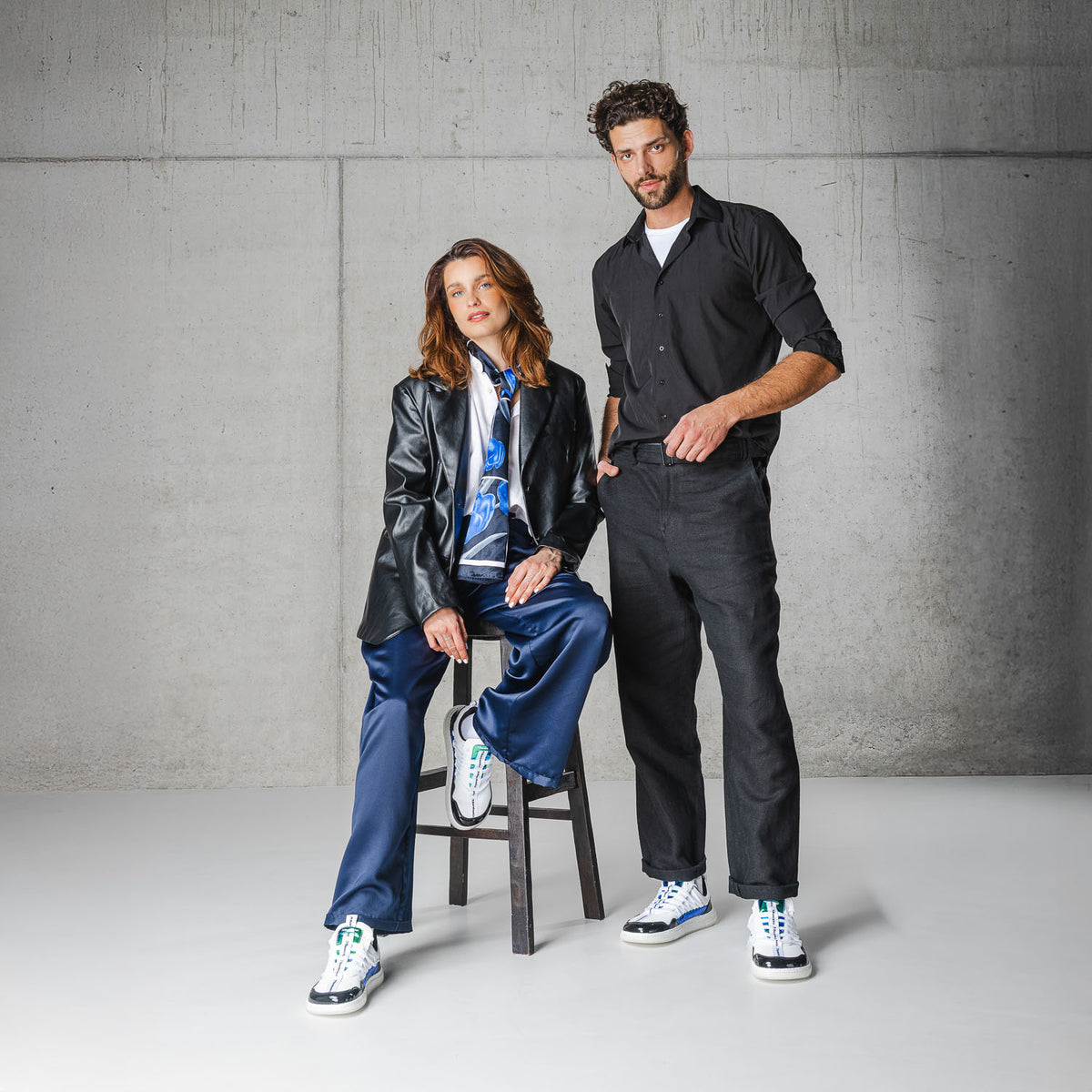 Barebarics Futura – Blanc irisé | Baskets barefoot
