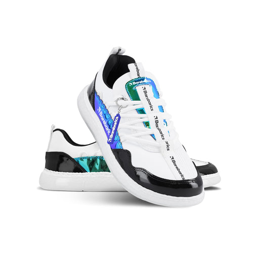 Barebarics Futura – Blanc irisé | Baskets barefoot