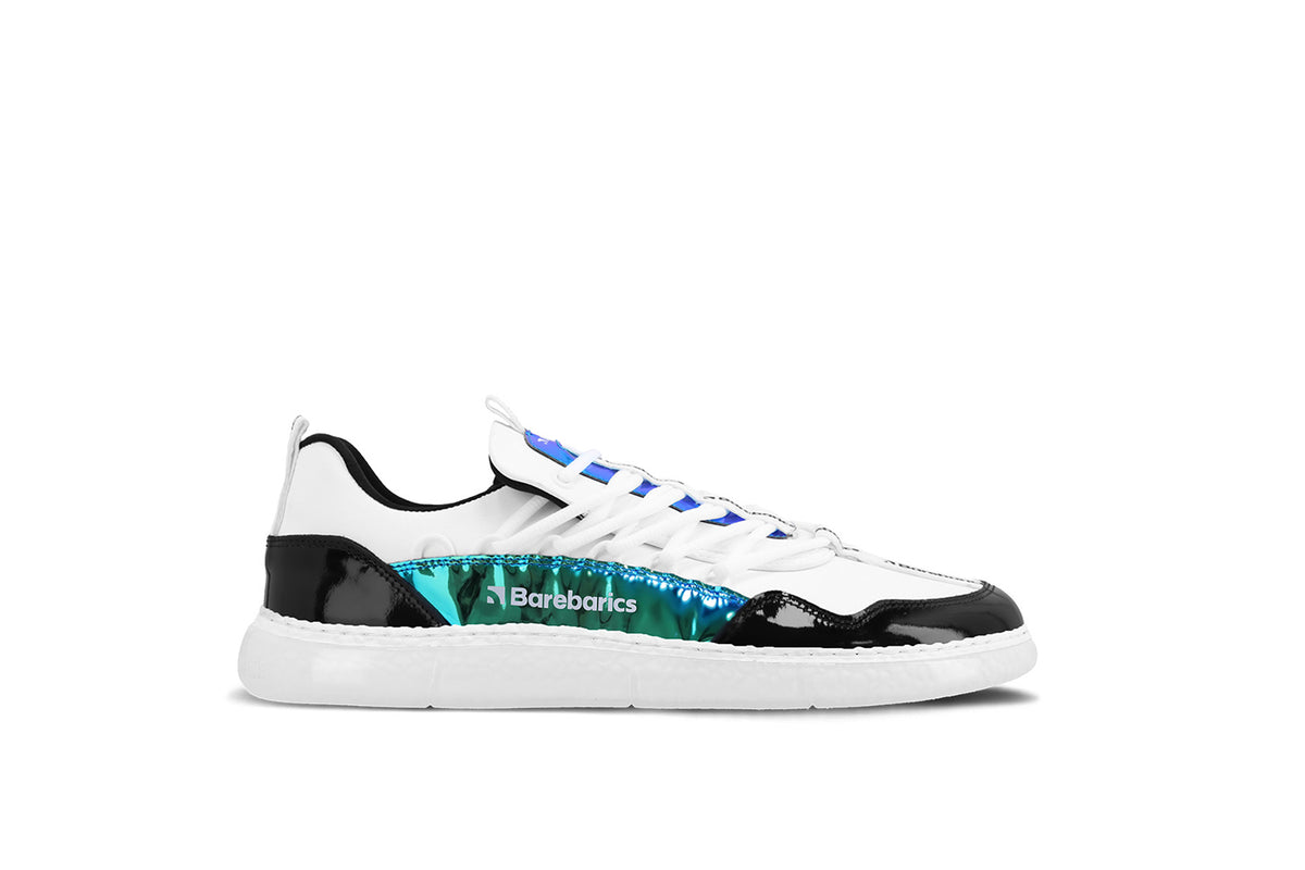 Barebarics Futura – Blanc irisé | Baskets barefoot