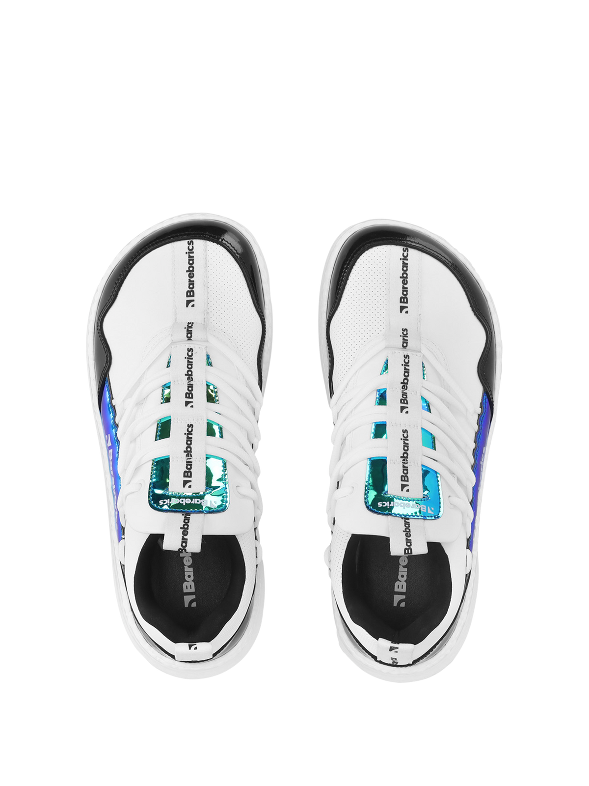 Barebarics Futura – Blanc irisé | Baskets barefoot
