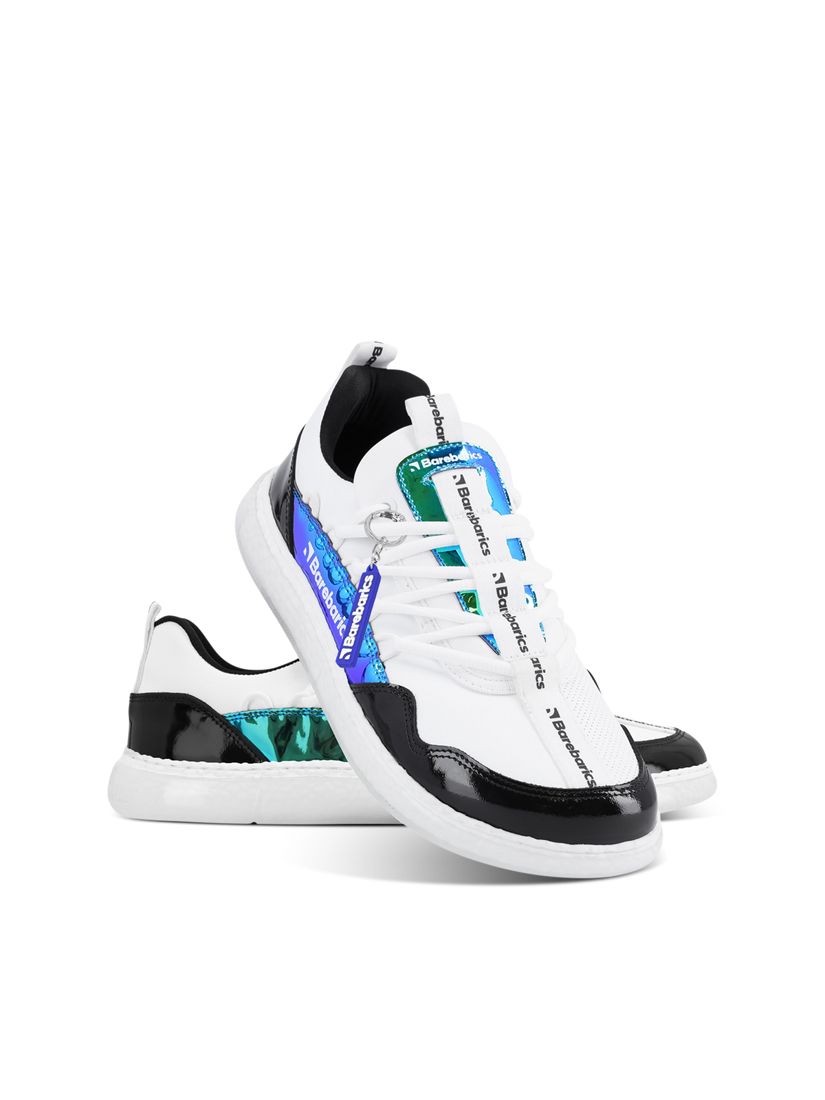Barebarics Futura – Blanc irisé | Baskets barefoot