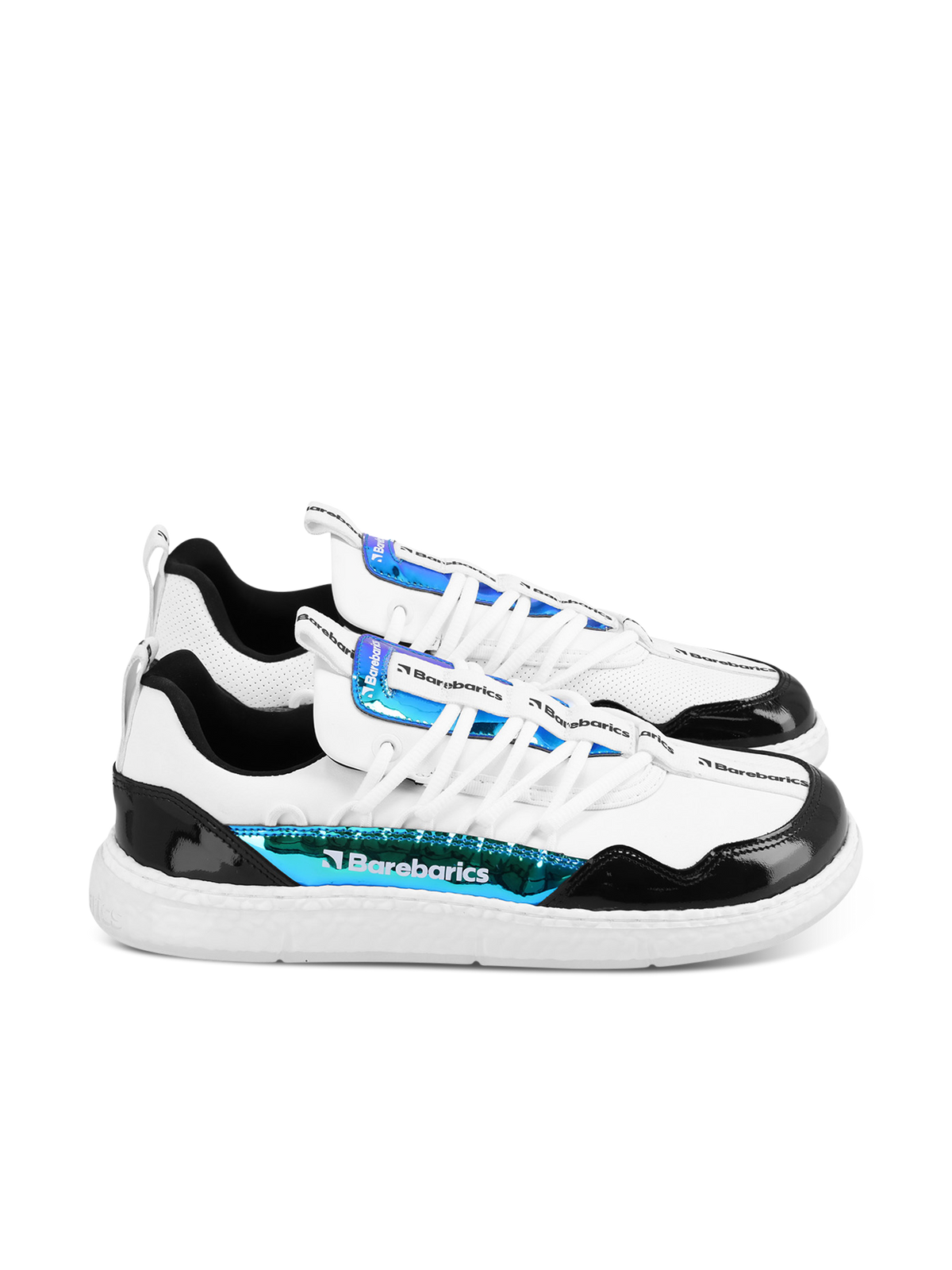Barebarics Futura – Blanc irisé | Baskets barefoot
