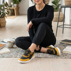 Barebarics Revive – Jaune doré & Noir | Baskets barefoot