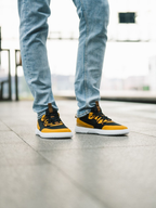 Barebarics Revive – Jaune doré & Noir | Baskets barefoot