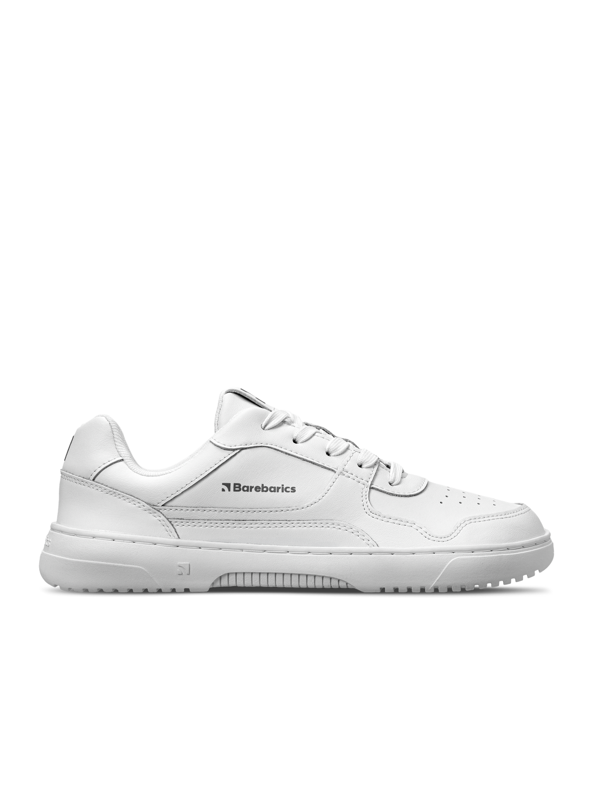 Barebarics Zing – Blanc | Baskets barefoot en cuir
