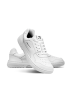 Barebarics Zing – Blanc | Baskets barefoot en cuir