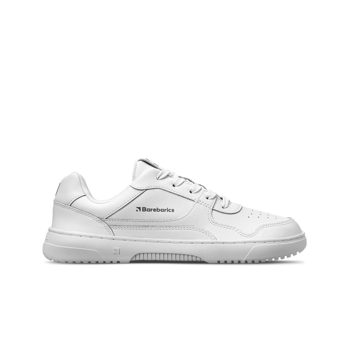 Barebarics Zing – Blanc | Baskets barefoot en cuir