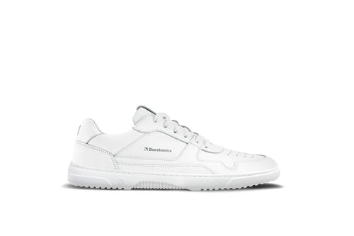 Barebarics Zing – Blanc | Baskets barefoot en cuir