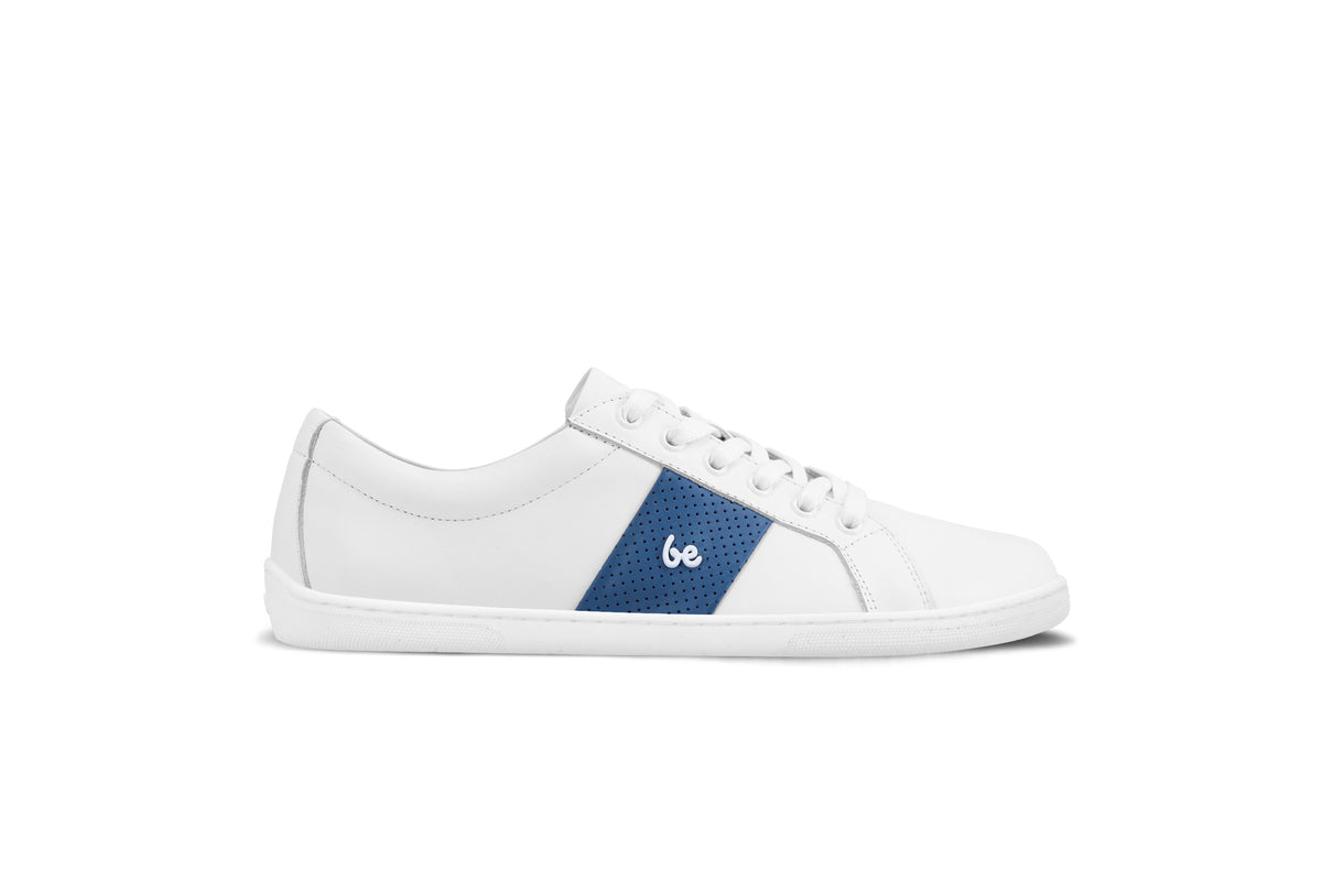 Be Lenka Elite – Blanc & Bleu foncé | Baskets barefoot