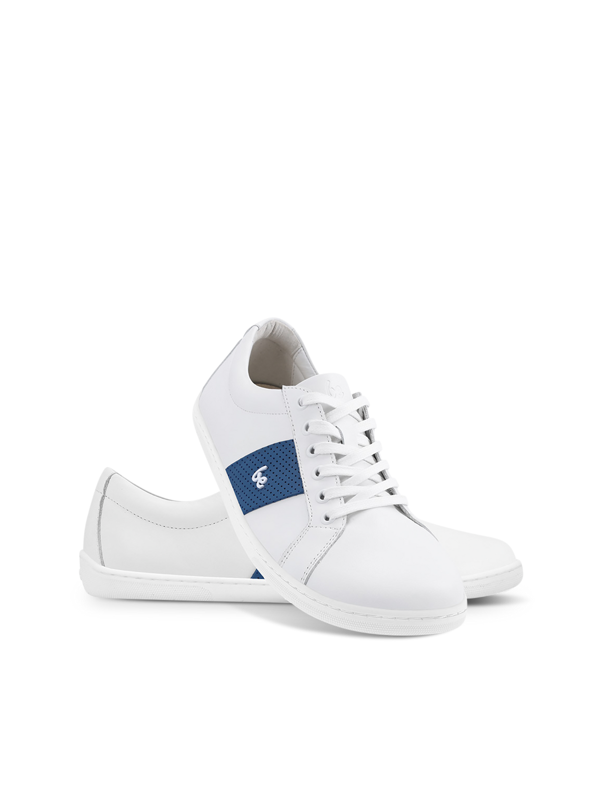 Be Lenka Elite – Blanc & Bleu foncé | Baskets barefoot
