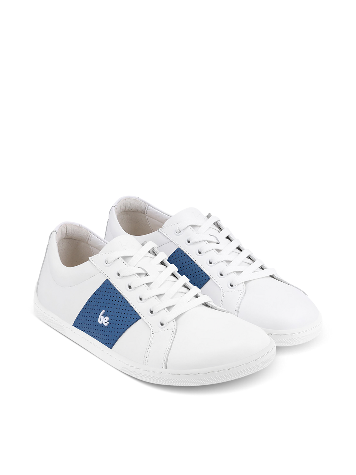 Be Lenka Elite – Blanc & Bleu foncé | Baskets barefoot