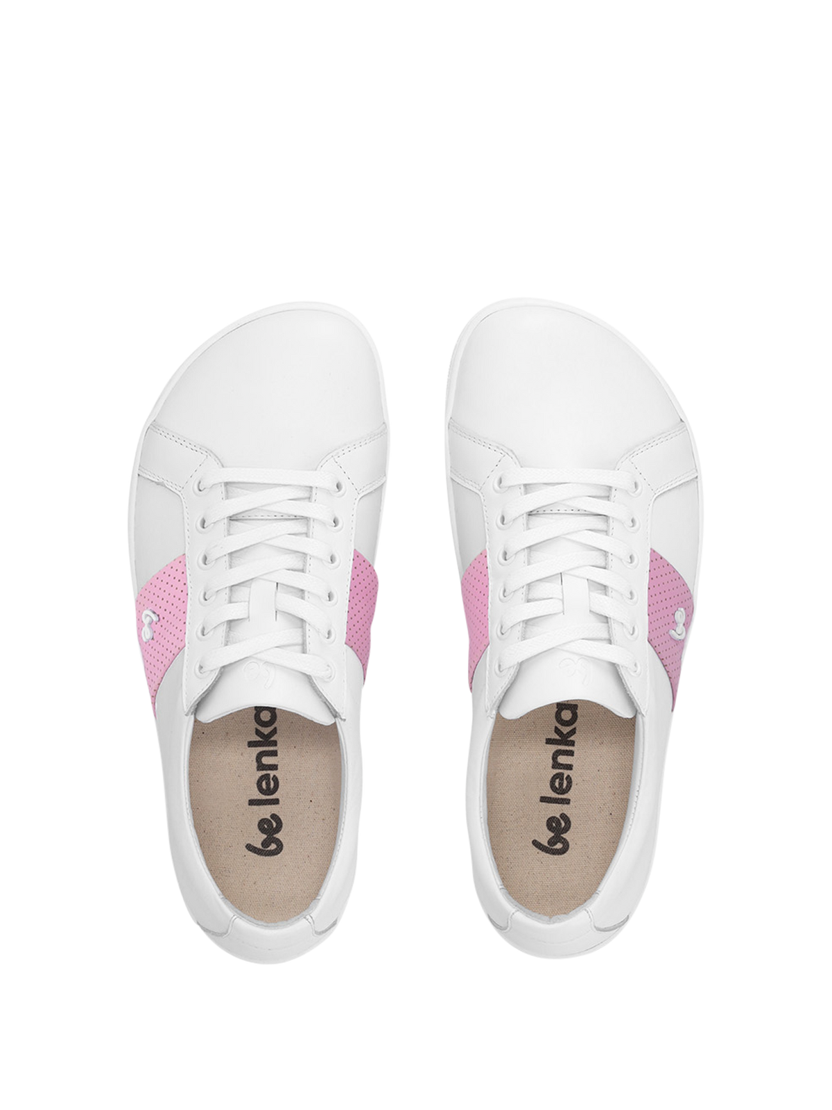 Be Lenka Elite – Blanc & Rose | Baskets barefoot