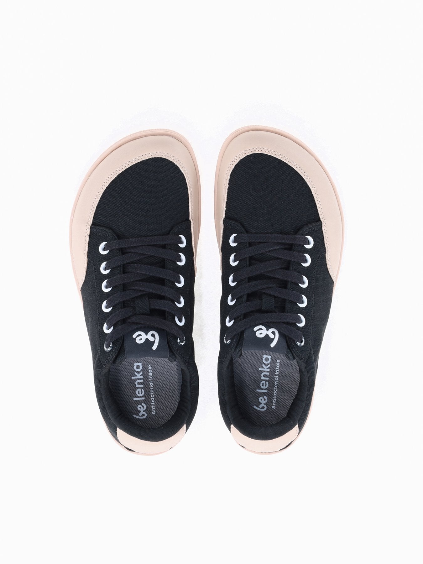 Be Lenka Rebound Black – Baskets barefoot en toile noires - Pas Naturels