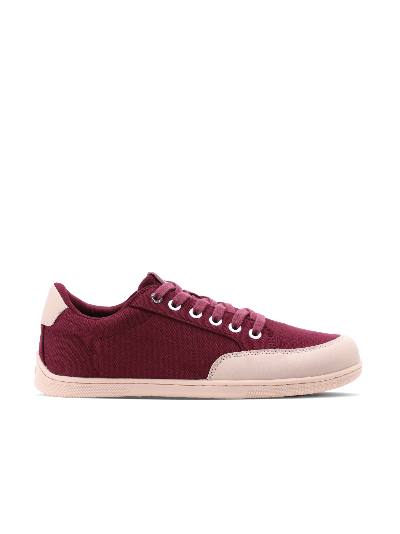 Rebound Burgundy – Baskets barefoot en toile pour un confort naturel - Pas Naturels