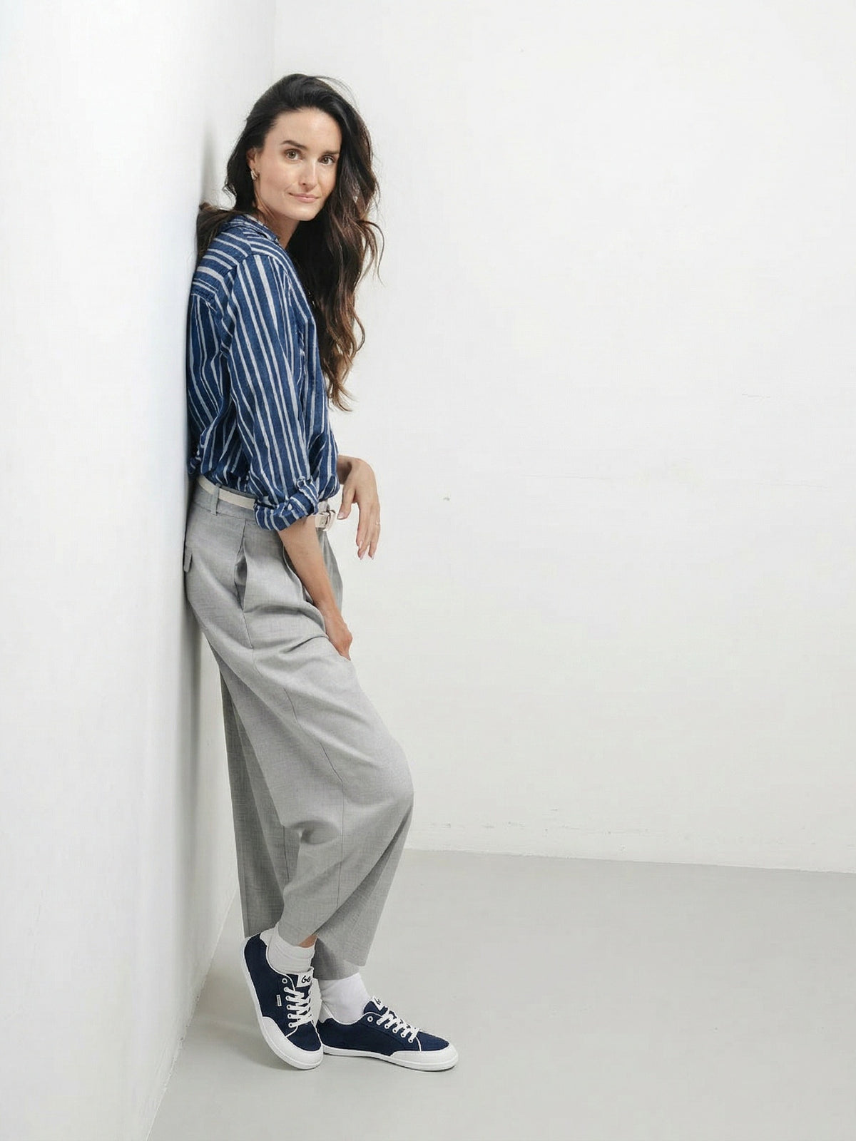 Be Lenka Rebound – Bleu foncé & Blanc | Baskets barefoot