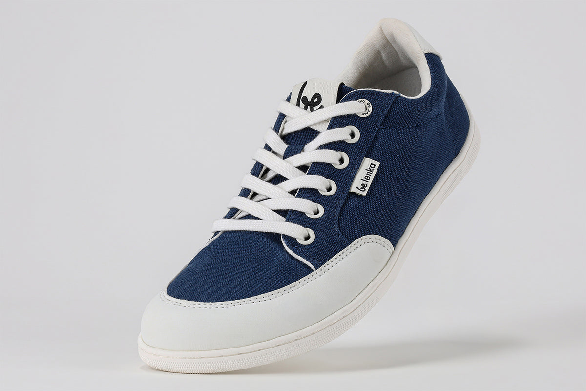 Be Lenka Rebound – Bleu foncé & Blanc | Baskets barefoot
