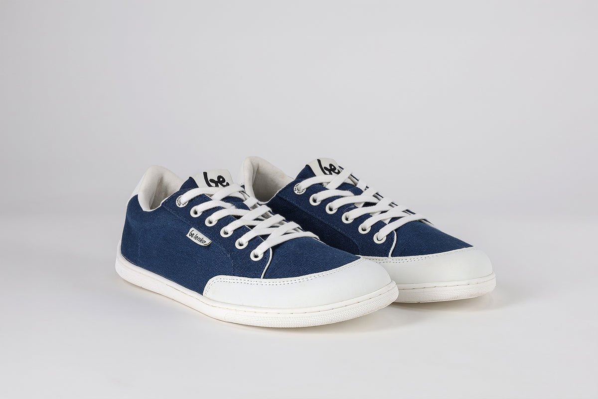 Be Lenka Rebound – Bleu foncé & Blanc | Baskets barefoot