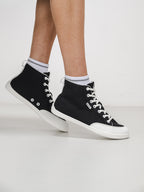 Be Lenka Rebound High Top – Noir & Blanc | Baskets montantes barefoot