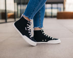 Be Lenka Rebound High Top – Noir & Blanc | Baskets montantes barefoot