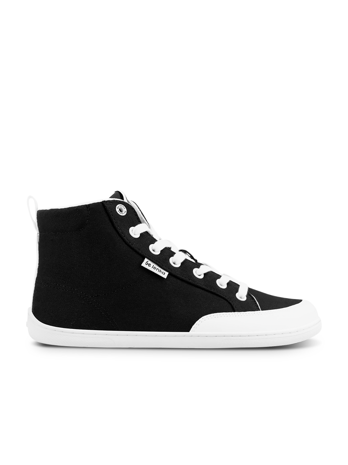 Be Lenka Rebound High Top – Noir & Blanc | Baskets montantes barefoot