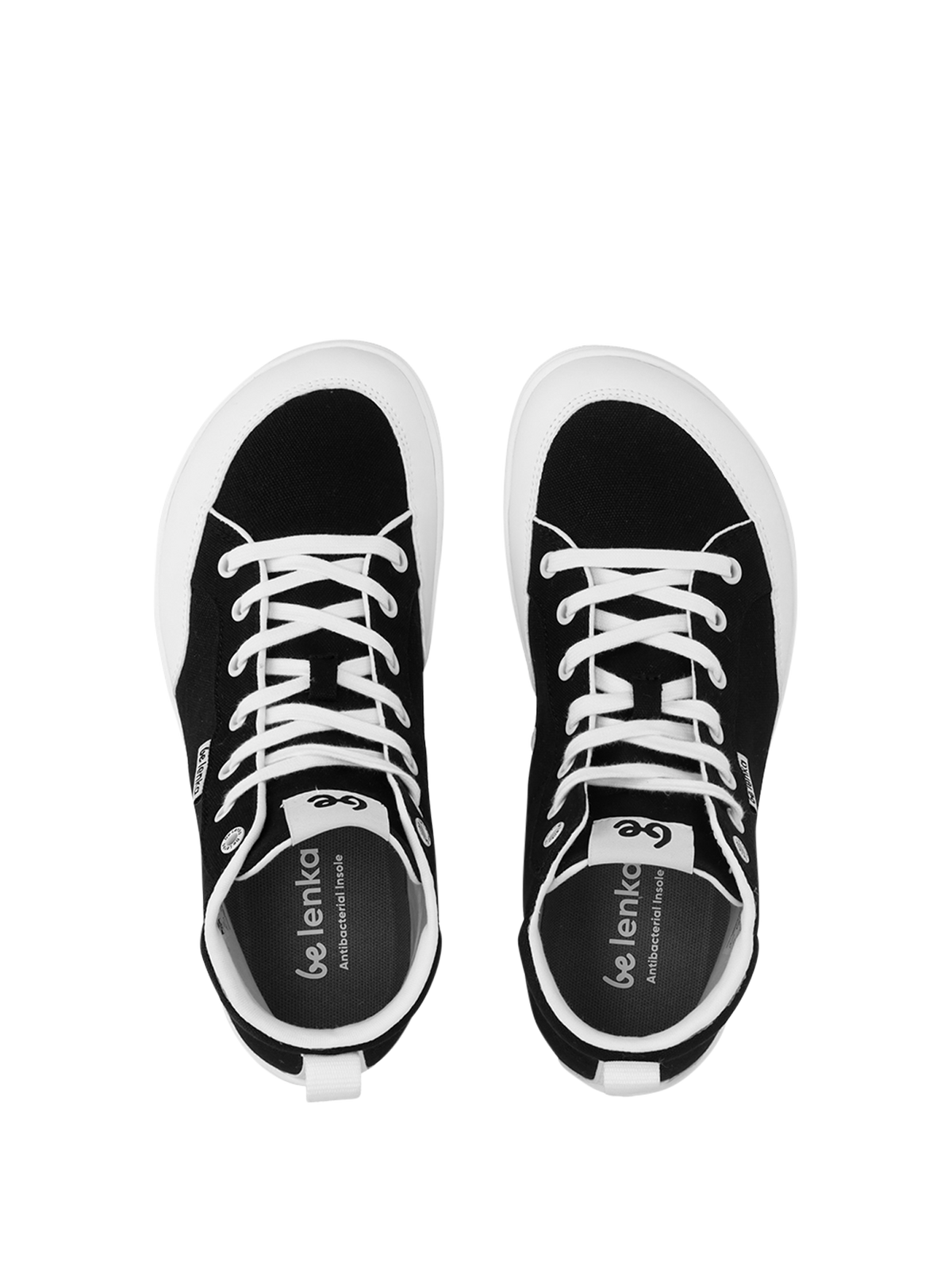 Be Lenka Rebound High Top – Noir & Blanc | Baskets montantes barefoot