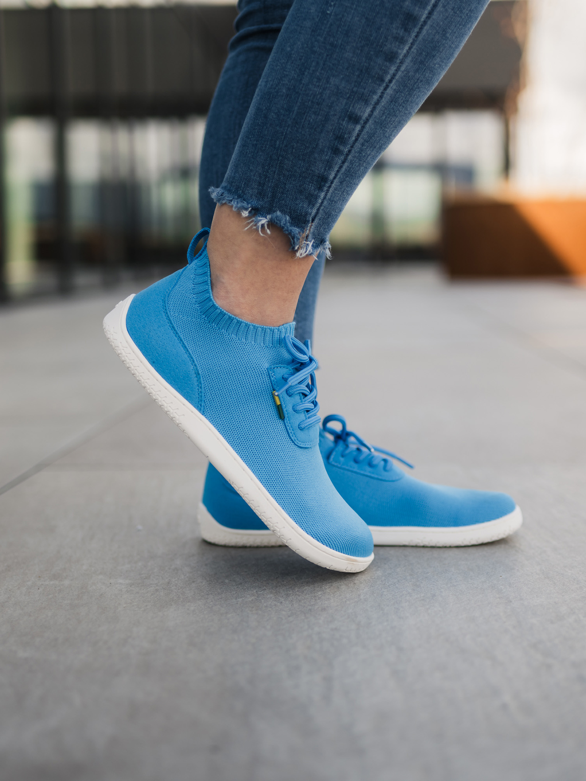 Be Lenka Stride – Bleu & Blanc | Baskets barefoot