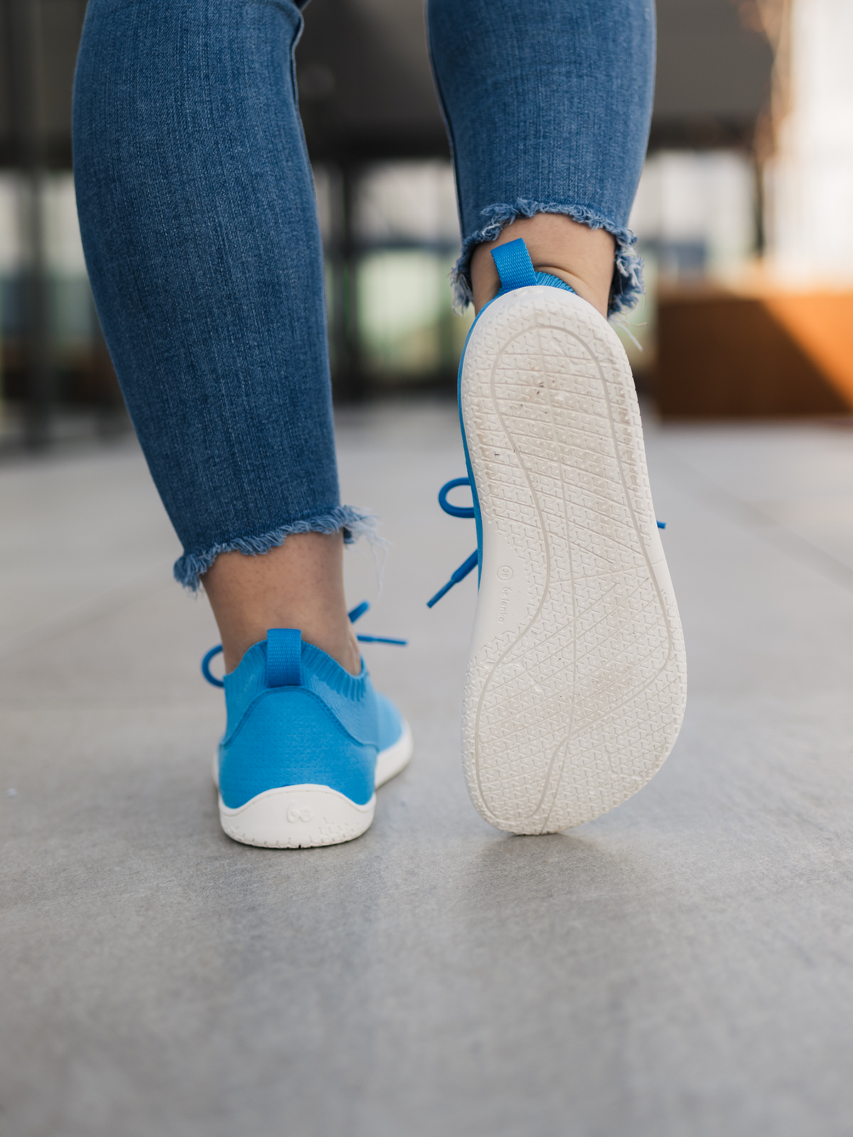Be Lenka Stride – Bleu & Blanc | Baskets barefoot