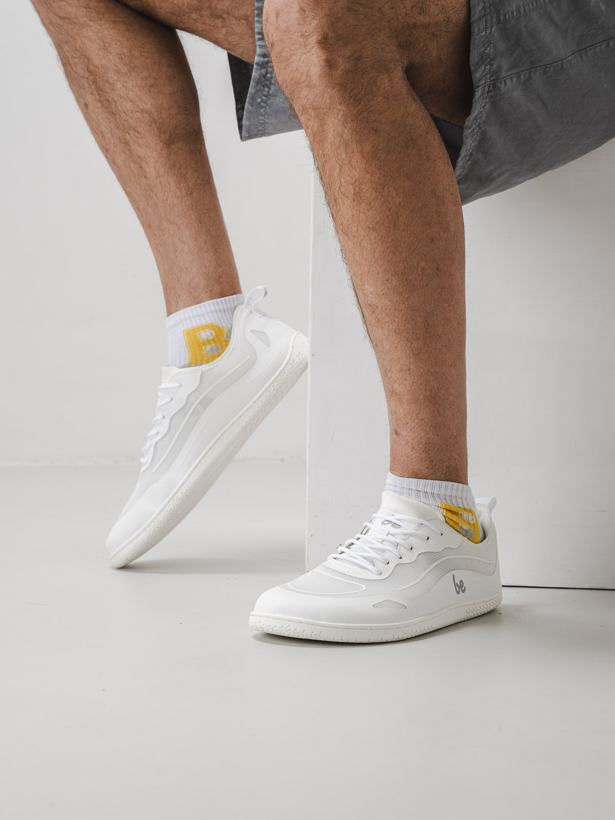Be Lenka Velocity – Blanc | Baskets barefoot