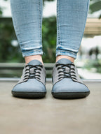 Be Lenka Whiz – Gris | Baskets barefoot