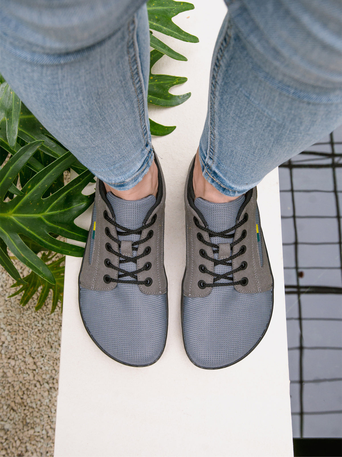 Be Lenka Whiz – Gris | Baskets barefoot