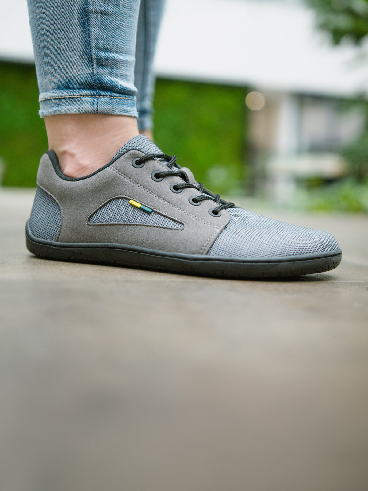 Be Lenka Whiz – Gris | Baskets barefoot