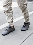 Be Lenka Whiz – Gris | Baskets barefoot